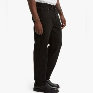 Mens Levi’s 550 Relaxed Jeans Black Size 38/38 Actual 36/36